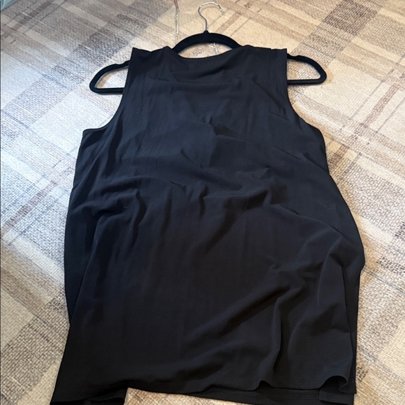 MICHAEL Michael Kors Black Top with Silver Chain Accents - Picture 5 of 7